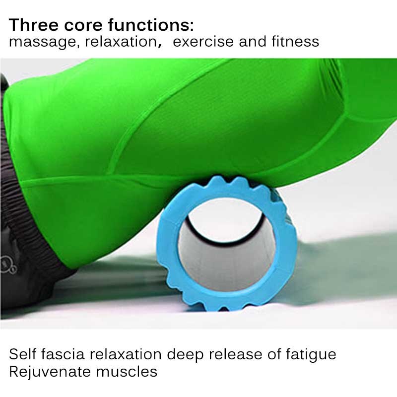 Fitness Back Roller Yoga Column Gym Fitness Foam Roller Pilates Yoga Exercise Muscle Massage Roller Soft Yoga Block