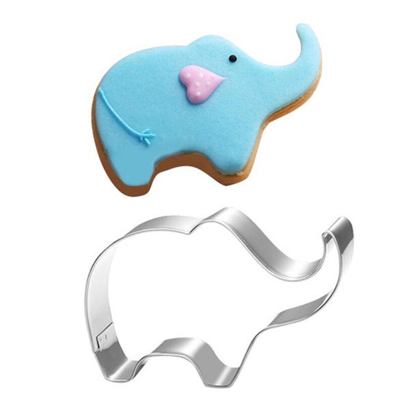 Coupe-biscuits de noël en acier inoxydable | Outil de cuisson pour gâteaux et biscuits, outils de cuisine, moules de décoration pour gâteaux: elephant
