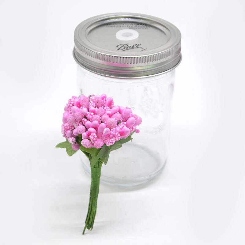 36Pcs Pearl Berry Artificial Stamen Flower For Wedding Home Decoration Artificial Pistil DIY Wreath Scrapbooking Craft Box