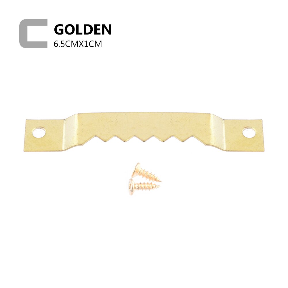 25Pcs Small Heavy Duty Sawtooth Picture Frame Hanger Hanging Photo Wall Oil Painting Mirror Saw Tooth Hooks with Screws: 10x65mm