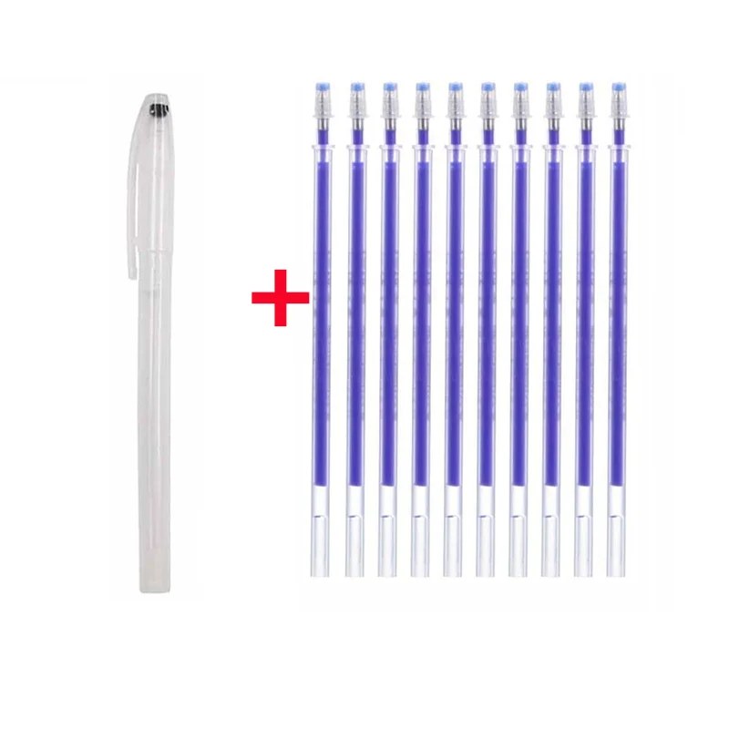 Stylo marqueur magique effaçable à la chaleur, 6 à 51 pièces, stylos en tissu qui disparaissent la température, marquage de ligne, accessoires de couture artisanaux pour bricolage: kaki foncé