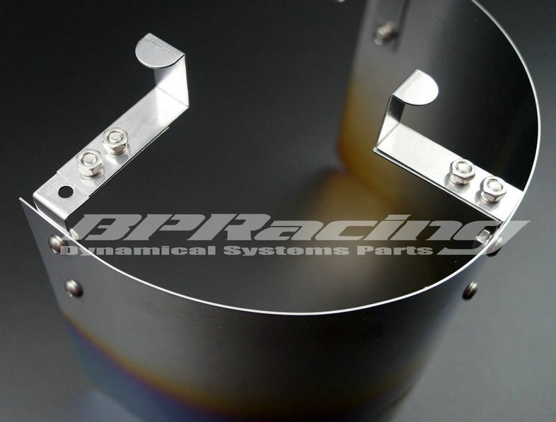 Uniwersalny tytanizujący filtr powietrza osłona termiczna robić filtra stożkowego 2.25 "robić 3.5"