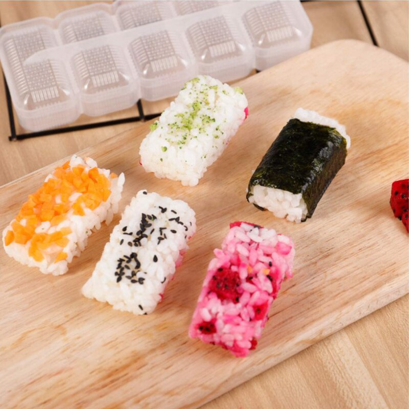 Molde para Sushi molde bola arroz triángulo molde para Sushi arroz molde Diy cocina Diy Sushi herramienta Sushi molde forma Onigiri molde para Sushi Stamper