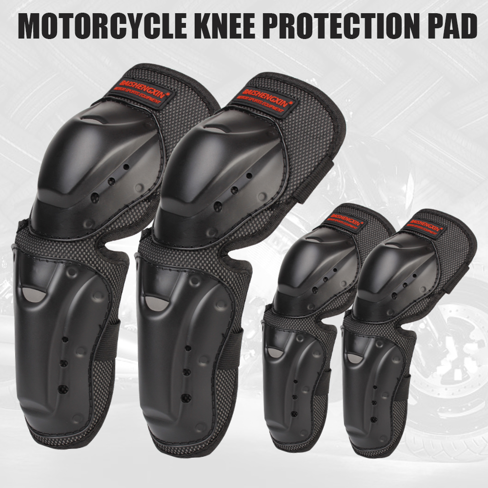 Protezioni per pattinaggio da motocross Accessori per moto Ginocchiere protettive per gomiti 4 pezzi/set Equipaggiamenti protettivi per equitazione