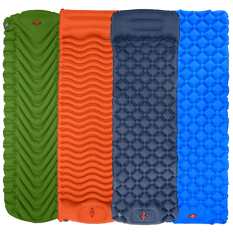 Lightweight Self-inflating Sleeping Pad Air Mattress Camping Tent Sleeping Bag Pad Picnic Beach Cushion Outdoor Sleeping Mat