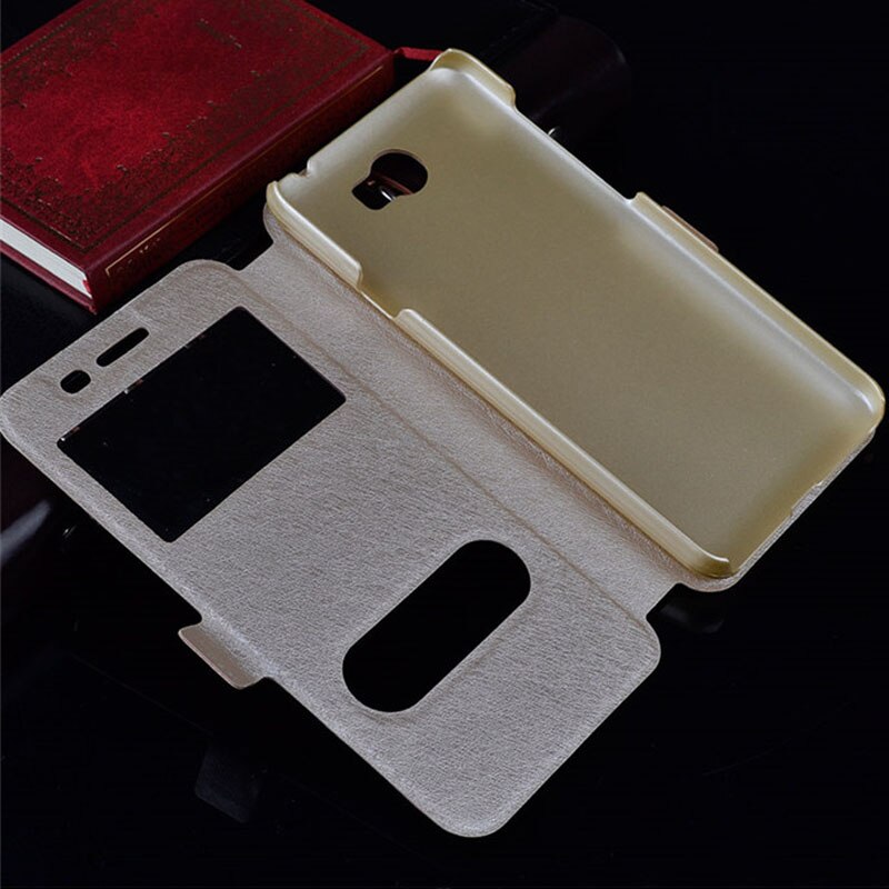 Für Huawei Y5 II Fall Schnell Ansicht Fenster Stehen Abdeckung Für Huawei Y5 ii Y5II 2 Fall Flip PU Leder telefon Fällen CUN L21 U29 L01 5,0