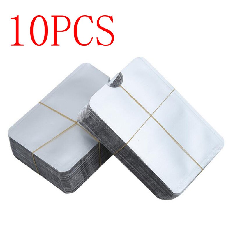 20Pcs Unisex Aluminiumfolie Rfid Bankkaart Geval Anti-Demagnetiseren Kaarthouder Bescherming Afscherming Tas Nfc Anti-diefstal Kaarthouder: 10pcs