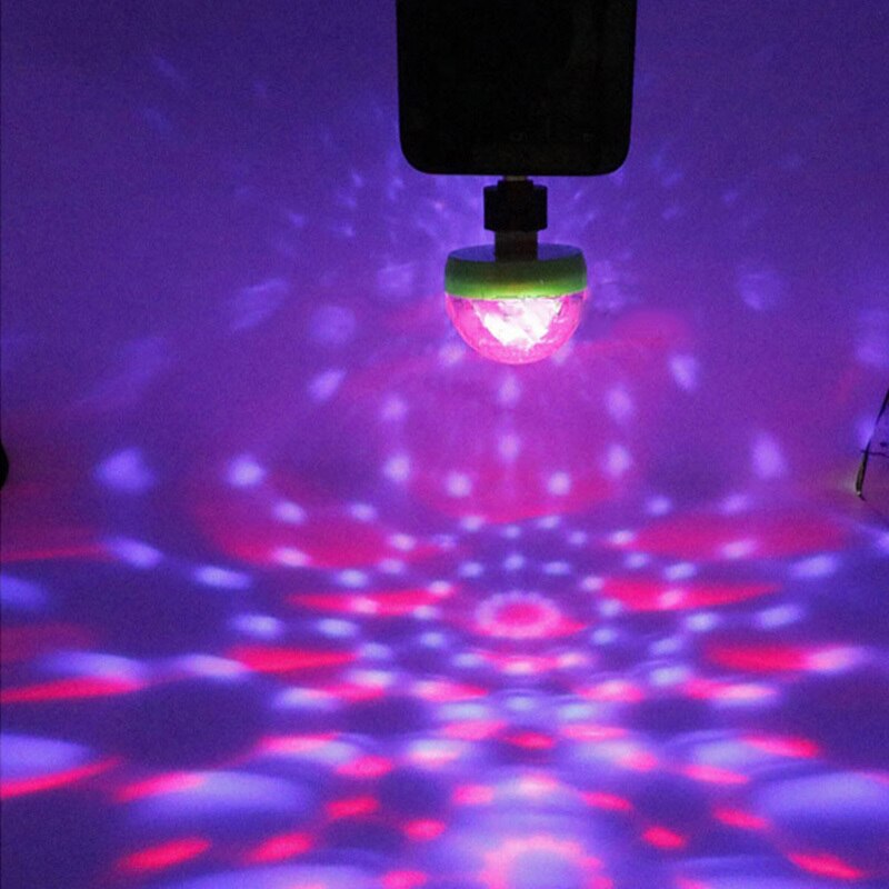 LED party light USB RGB Mini voice control party lights stage lights Halloween party Glowing balls disco light DJ carnaval