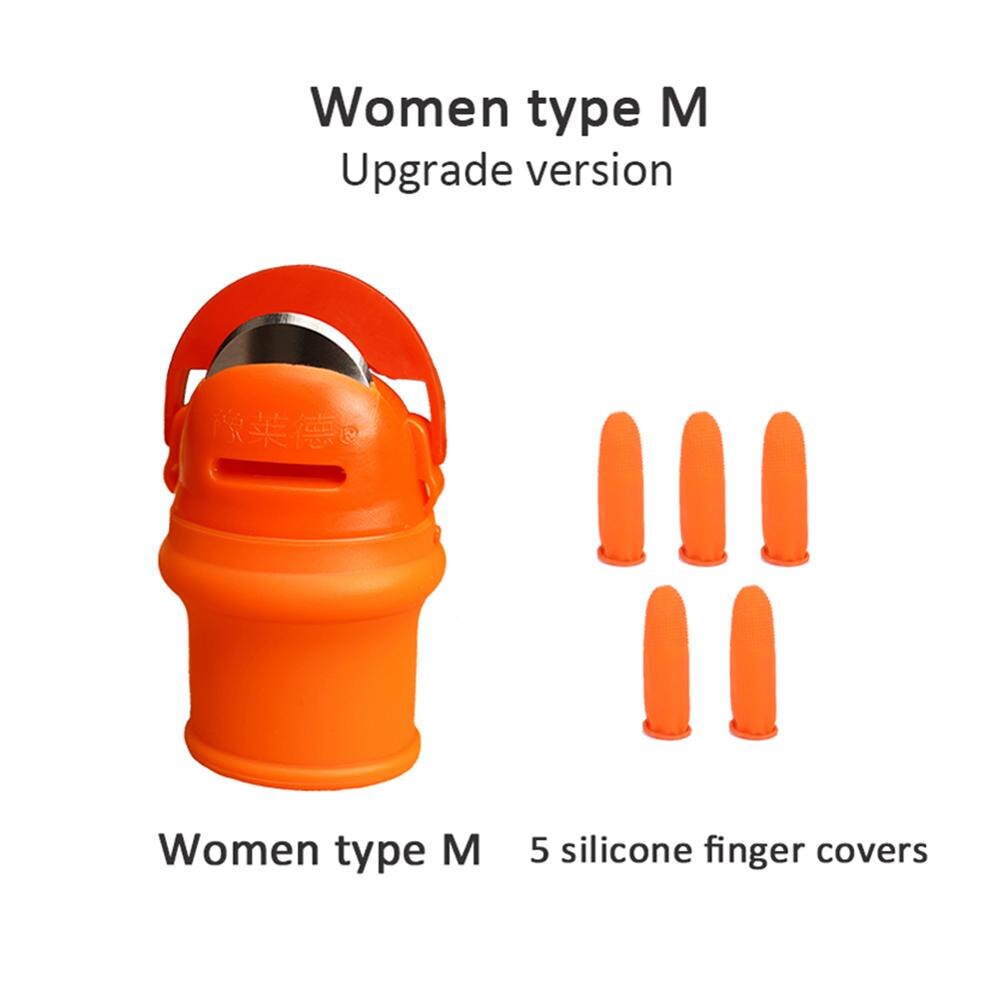 Silicone Thumb Knife Agricultural Protective Nails Cutter Garden Fast Picking Harvesting Plant Fruits Vegetables Separator Tools: 08 5.1x2.3cm