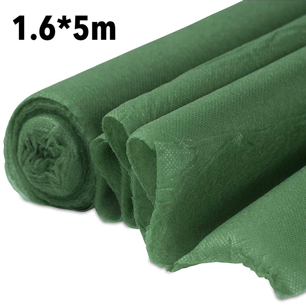 Winter Plant Antifreeze Nonwovens Cloth Winter Protection Antifreeze Cloth High UV Resistance Plant Winter Protection: 1.5x5m / Green