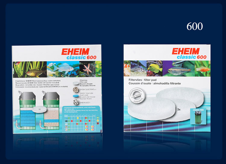 Eheim Klassieke Filter Vat Filter Katoen Wit Katoen Zwart Katoen Biochemische Katoen 250/350/600 Aquarium Accessoires: Rood