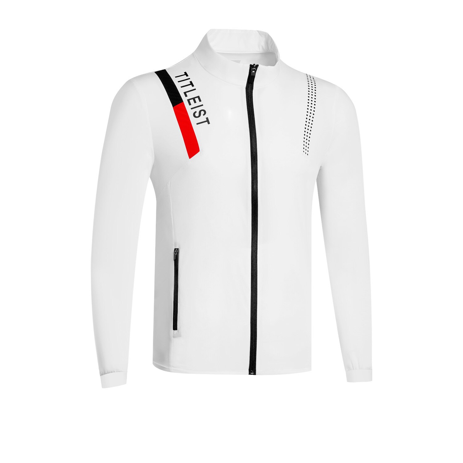 Golf frakke tøj herre golf windbreaker jakke: Hvid / Xxl