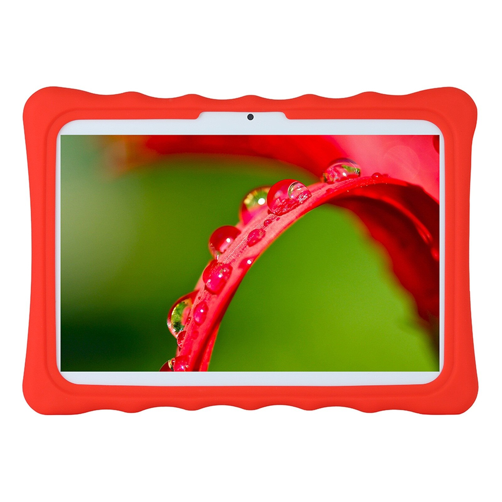 Kickstand Silicon Case For YOTOPT BEISTA Dragon Touch TOSICDO YUNTAB KXD iBowin SANNUO Max10 K10 K107 K17 (10.1&quot;) Android Tablet: Red
