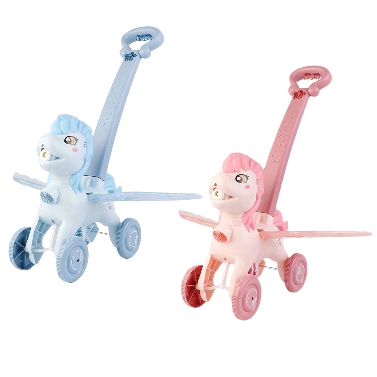 Kinderen Bubble Blazen Push Speelgoed Outdoor Elektrische Bubble Automatische Blazen Machine Kinderen Hand Push Leuke Dier Bellen Maker Speelgoed