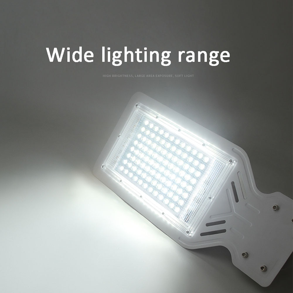 Ip65 led gadelys udendørs vandtæt 80w smd firkantet motorvej have parkeringsplads gård væglampe industriel belysning 220v