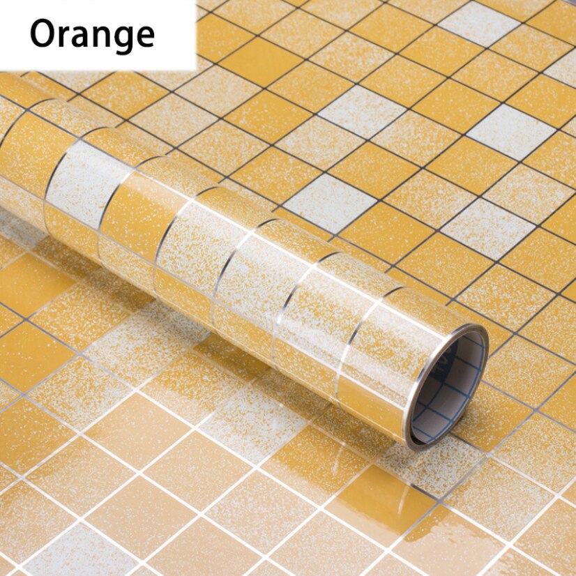 Hoge Temperatuur Weerstand Keuken Desktop Muur Beschermen Olie-Proof Stickers Waterdicht Eenvoudig Te Reinigen Muurstickers Zelfklevende: 5