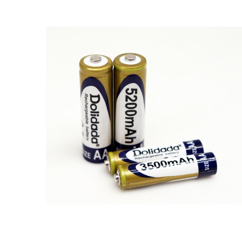 Neue 1,2 V AA batterie 5200mAh AAA batterie 3500mAh Ni-Mh aa Batterie Für elektrische rasiermesser, Radio, gamepad und mehr.