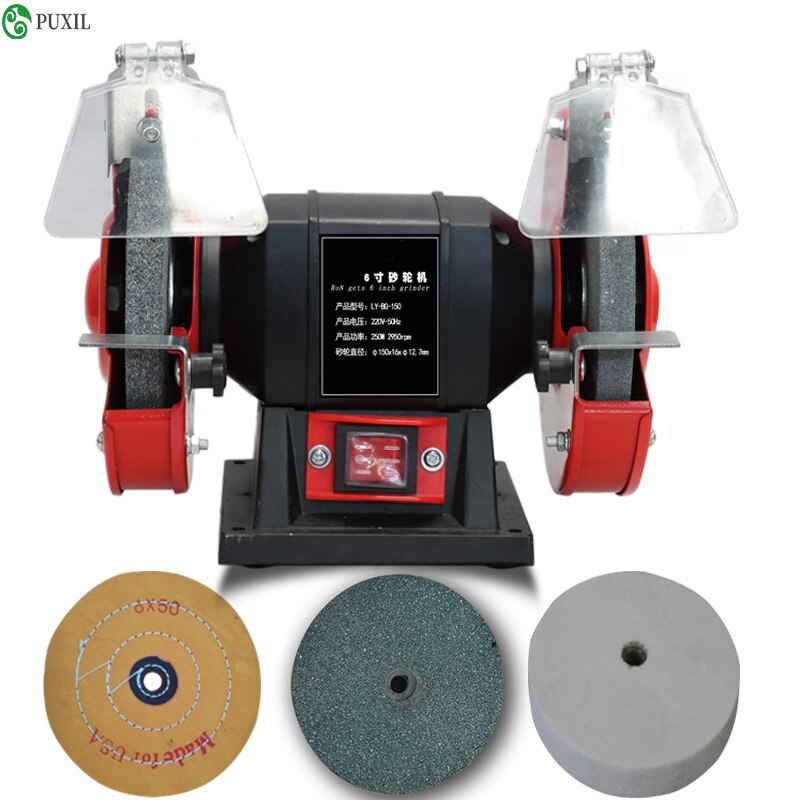 Desktop household small miniature multi-functional industrial electric wheel polishing machine sharpener