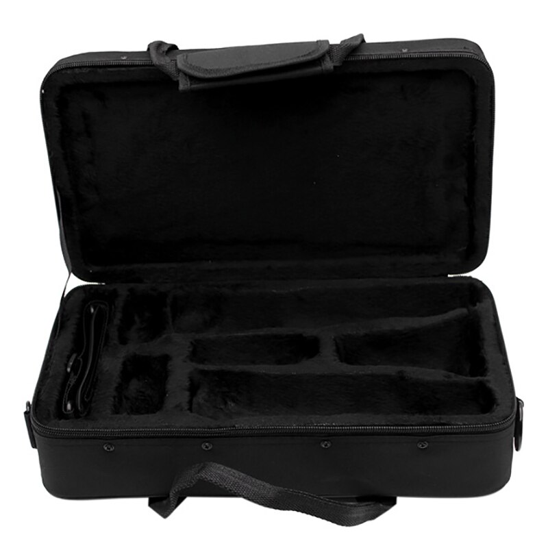 Bolsa de almacenamiento para instrumentos musicales, caja de clarinete de espuma engrosada, con correa para ASA, anti-vidrieras y clarinete de almacenamiento