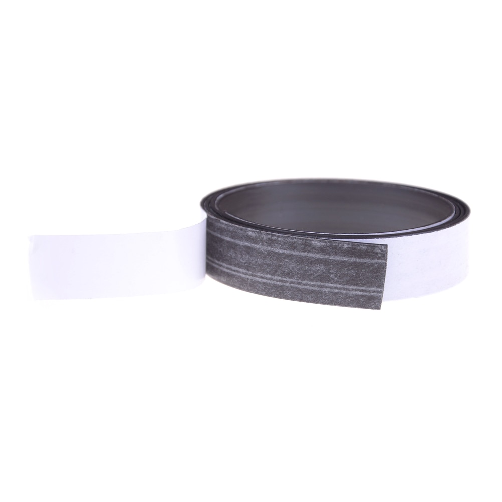 Gummi selvklebende magnetstripe fleksibel magnet selvklebende håndverkstape for butikk kontor hjemmeskole fil magnetstripe 1m*10mm*1.5mm
