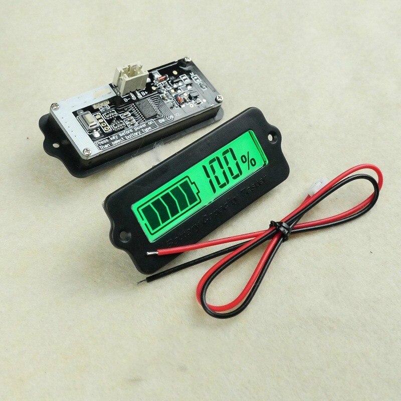 LY6W Auto Batterij Tester Lithium Batterij/Lood-zuur Batterij Indicator Display Batterij Capaciteit Tester Voor Auto E-Fiets