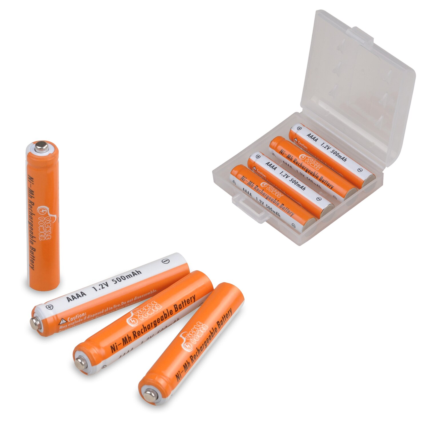 salamoia potenza 500mAh AAAA batteria ricaricabile Ni-MH caricabatterie USB a portato per batteria a stilo attivo con penna di superficie: 8 batteria