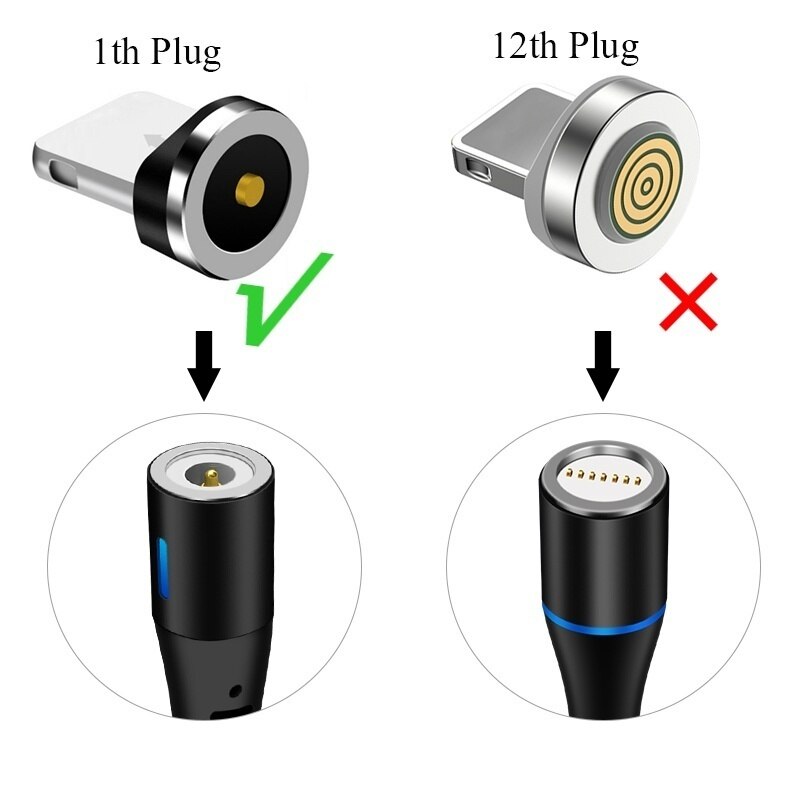Magneettikaapelin pistoke microusb-tyypin c usb-c-liitin pikalataussovitin matkapuhelin micro-usb-tyypin c-magneettipistoke iphone-liitin