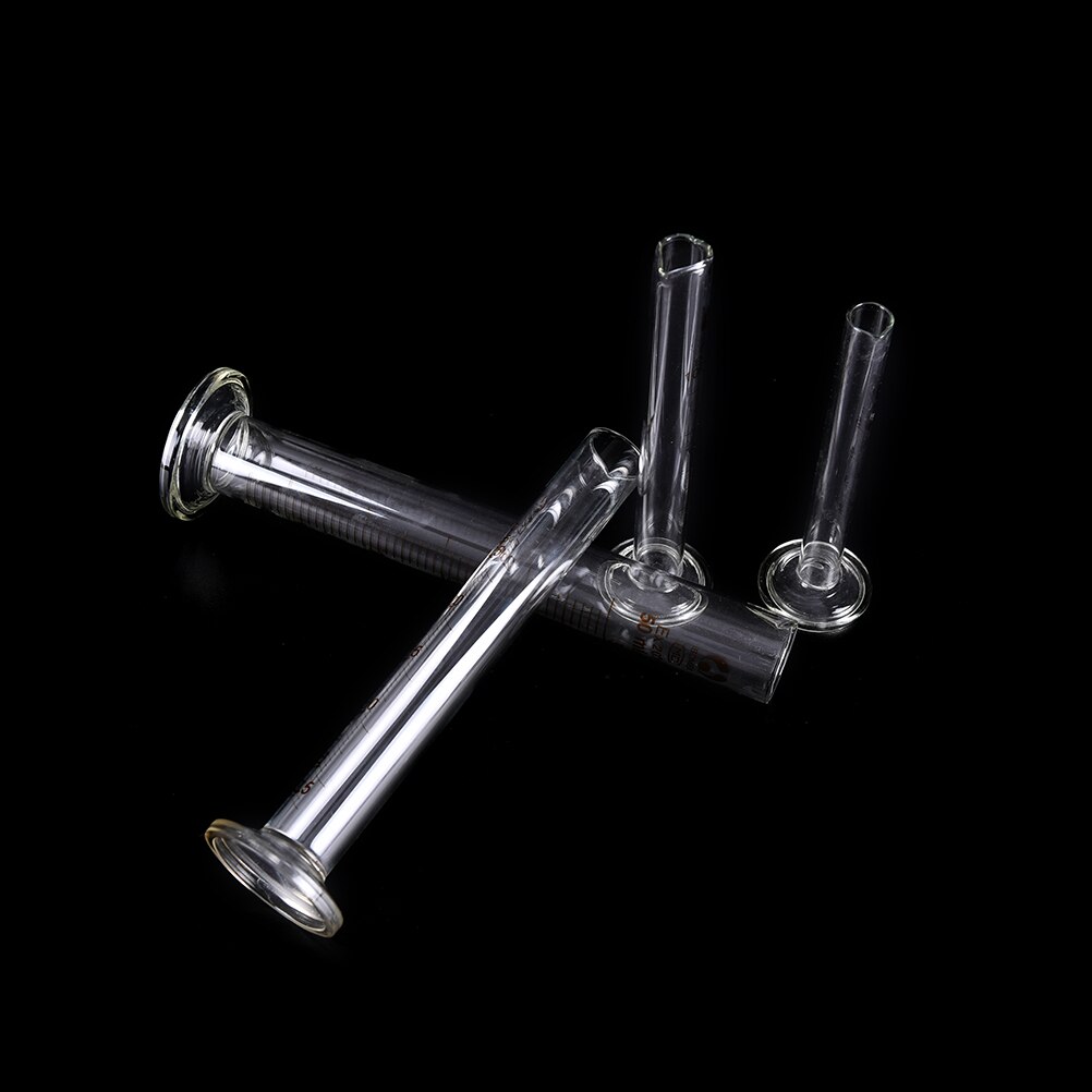 Graduated Glass Measuring Cylinder Chemistry Laboratory Measure 10ML Laboratory Cylinder