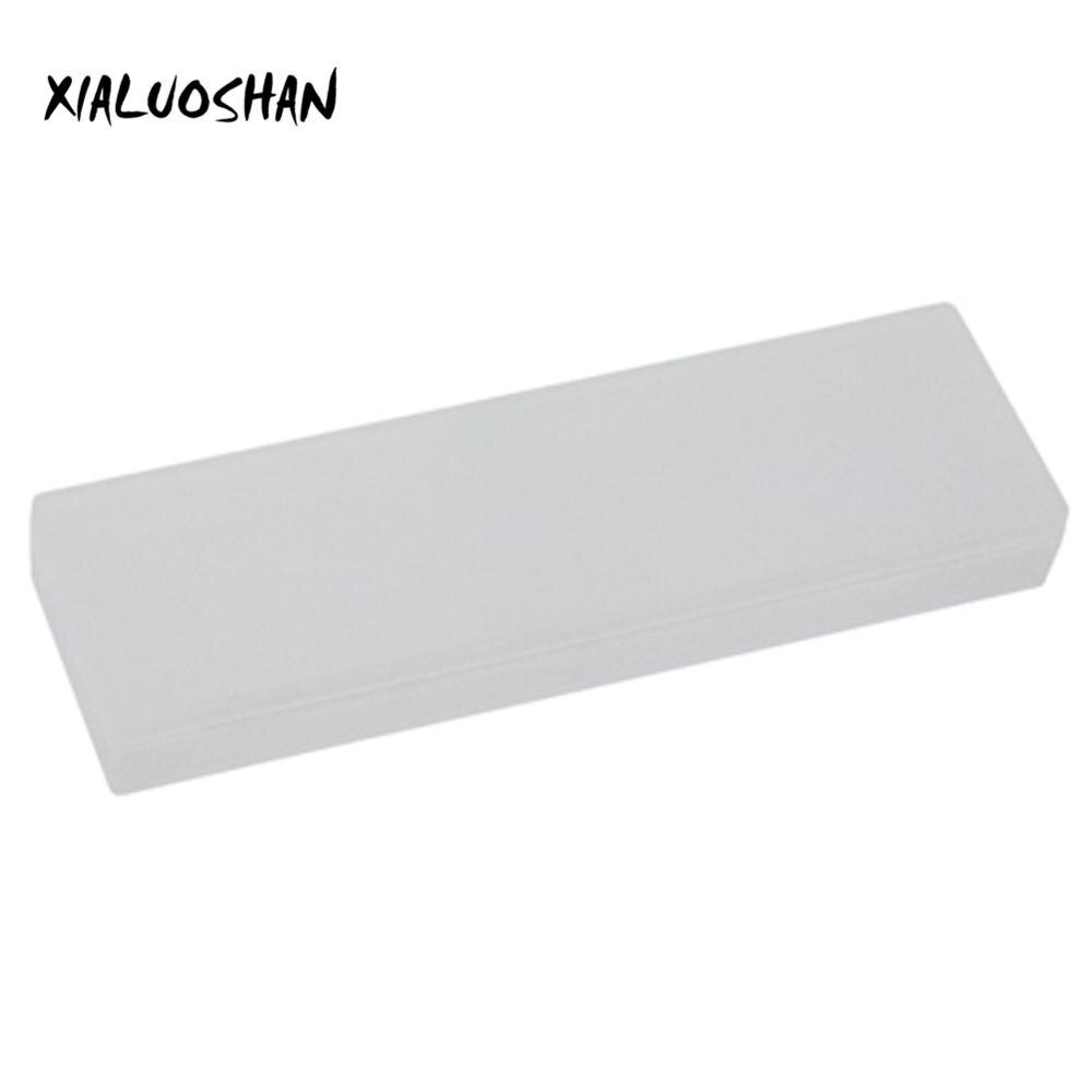 6 Stijl Multicolor Scrub Doorzichtige Etui Plastic Eenvoudige Briefpapier Opslag Kantoorbenodigdheden: White-S