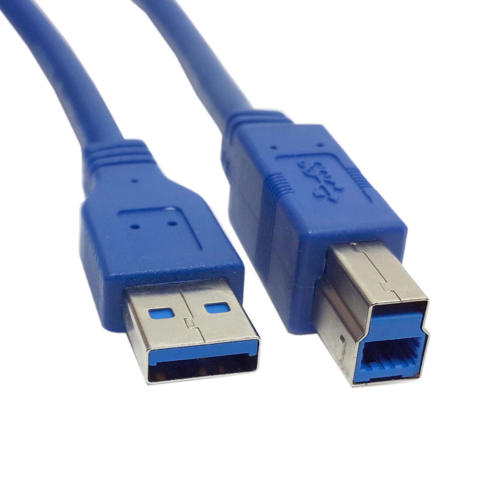 Cabo jimier cy padrão usb 3.0 a, macho para b macho, cabo de extensão 1m