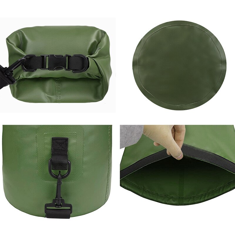 Bolsa seca impermeable para actividades al aire libre de 10/20L, bolsa de almacenamiento para pesca TUP, mochila flotante para senderismo y Rafting, Unisex