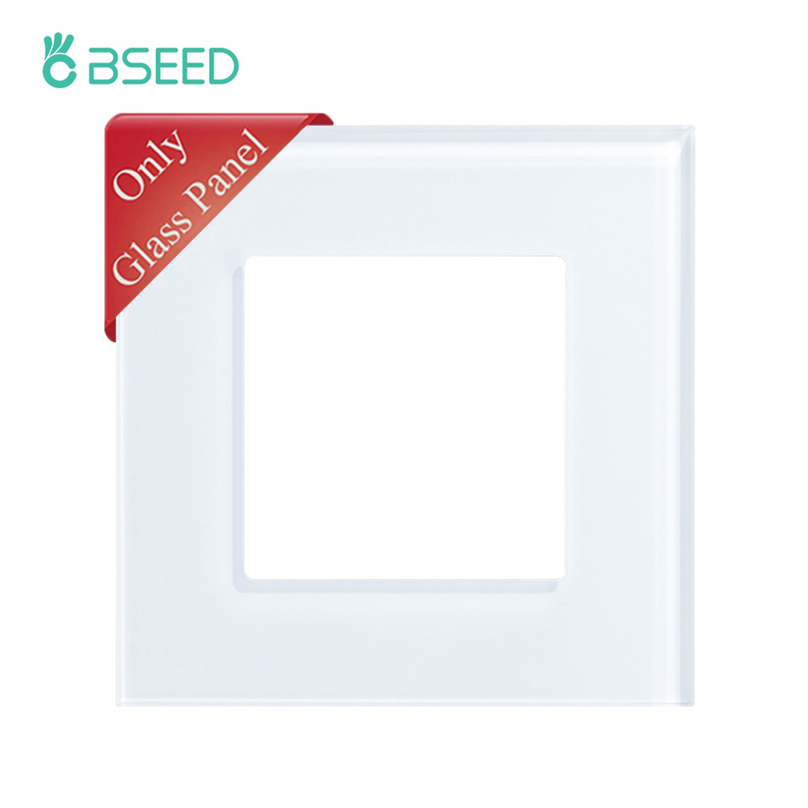 BSEED Crystal Glass UK EU Standard 86 157 228 299 mm Single Double Triple Fourfold Glass Frame White Glass Frame Only