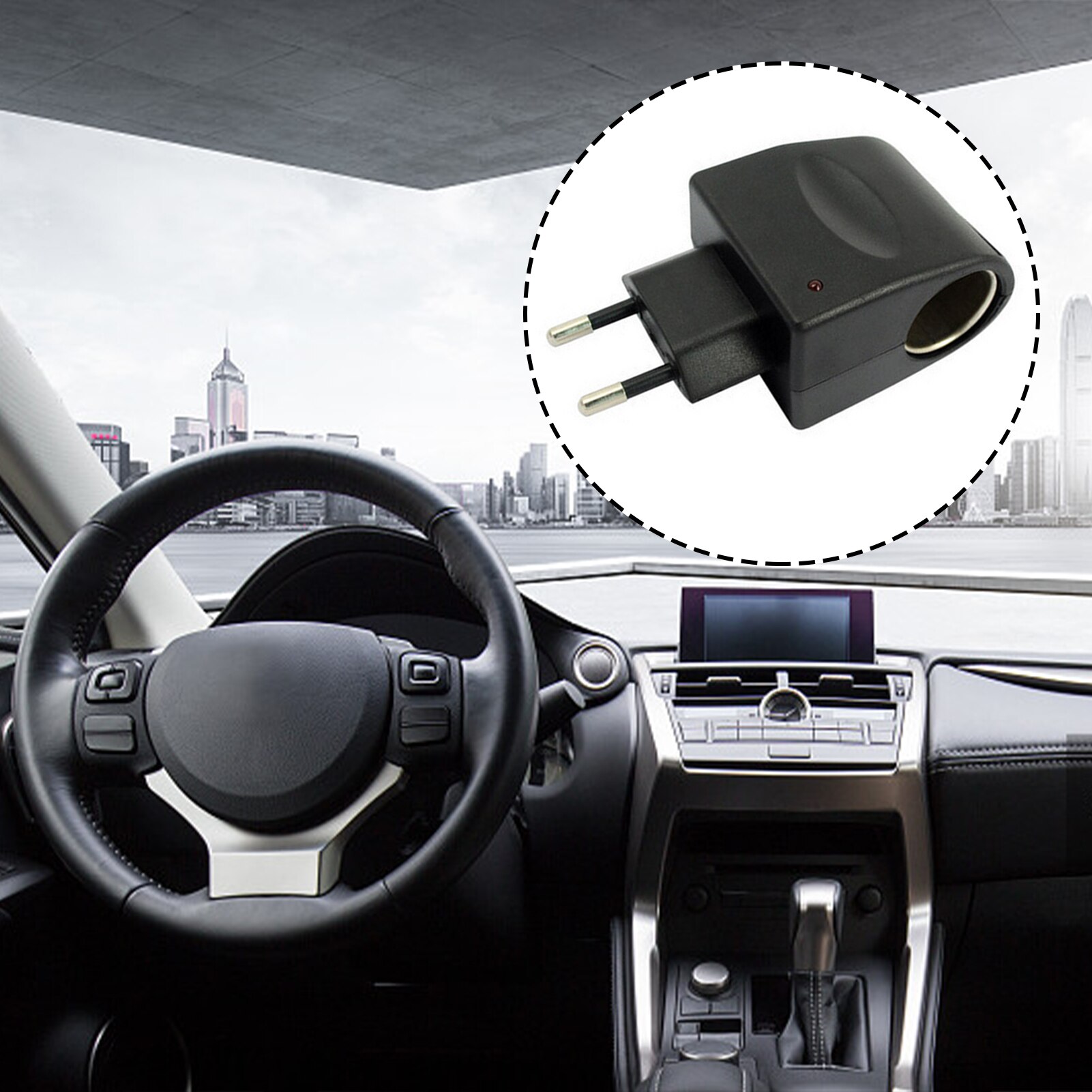 220V AC Auf 12V DC Auto Zigarette Leichter Zauberstab Steckdose Stecker Adapter Konverter EU UNS Stecker Neue fallendes