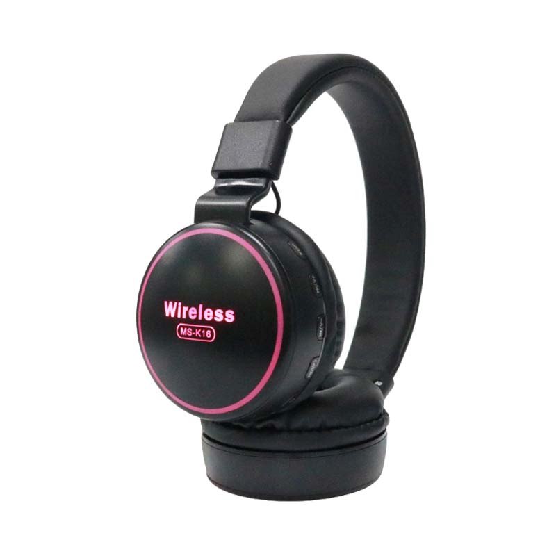 SMILYOU LED Licht Kühlen Kinder Drahtlose Kopfhörer Bluetooth 5,0 Kopfhörer Gaming Headset Mit Mikrofon Für Alle Handys Als: Rosa