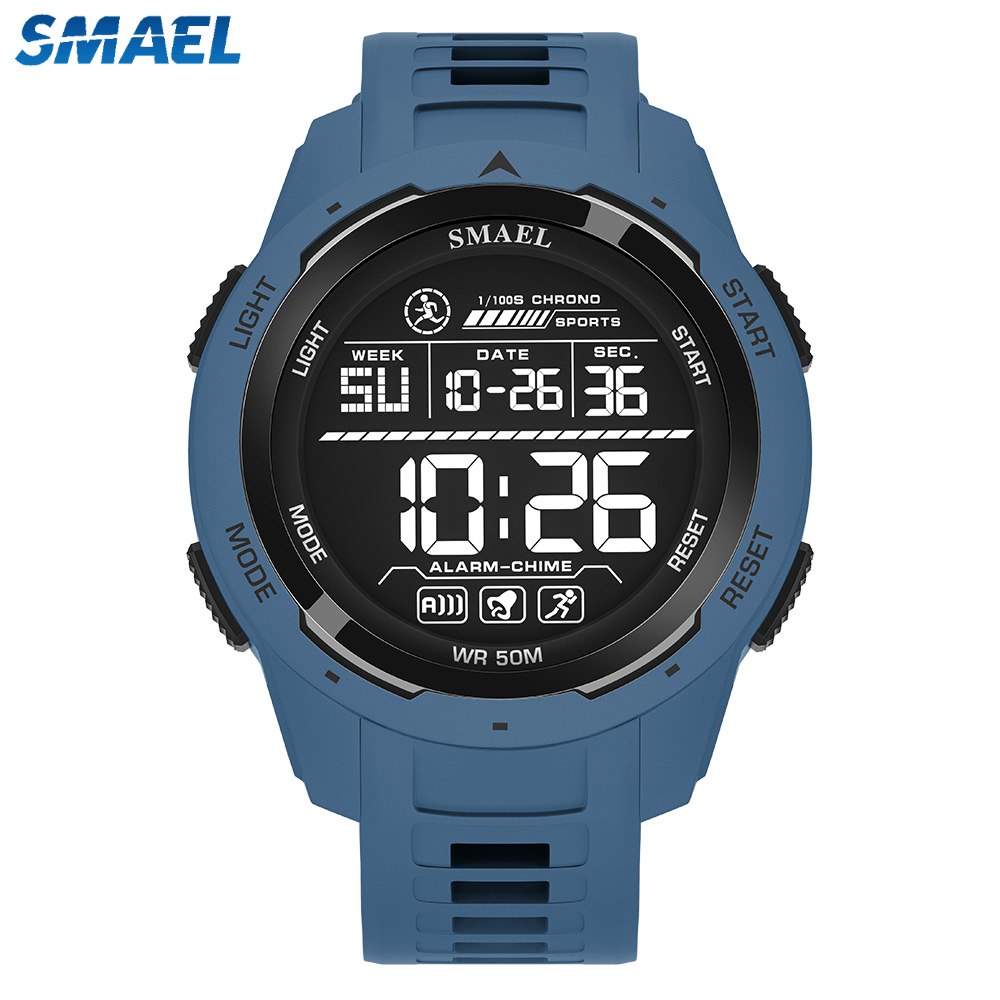 Smael Sport uhren Männer multifunktion Ale Wecker Silikon uhr Chrono Blaulicht Anzeige digitale junge Herren Armbanduhr