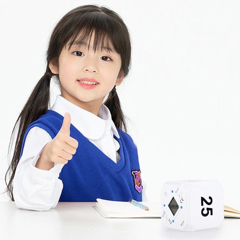 Practice Timer Kitchen Timer The Miracle Cube Timer for Study Gym Management Workout Timer 1 -60 mins timing option