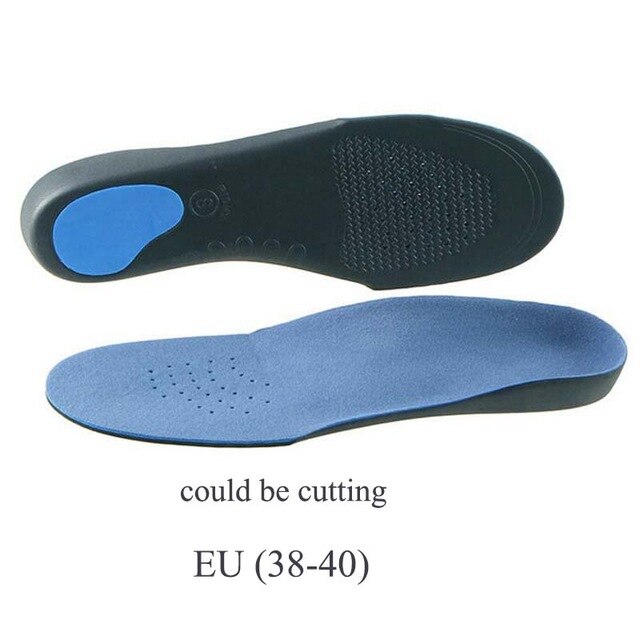 Ushine flade fødder indlægssåler ortopædiske bue 3d førsteklasses komfortable plys stof ortopædiske fodstøtte indlægssåler: Eu38-40
