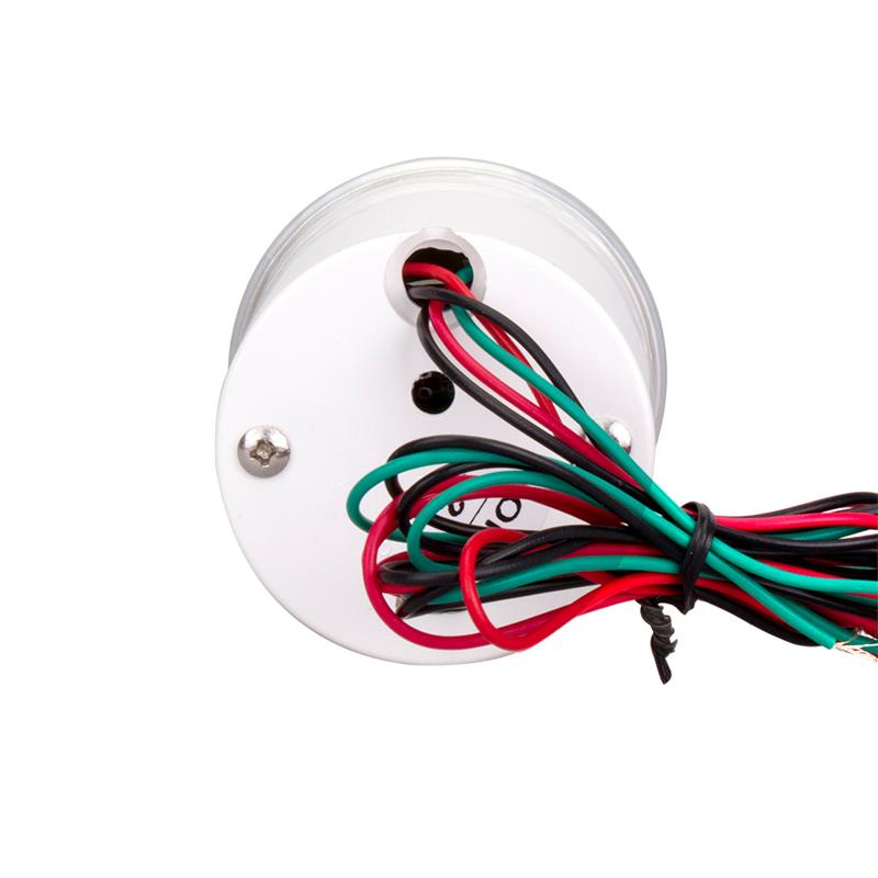 Tacómetro universal automático blanco de 2 "y 52mm para Indicador de rpm de coche, medidor de rpm para motocicleta, Panel de Control, motor rpm 0 ~ 8000 tach