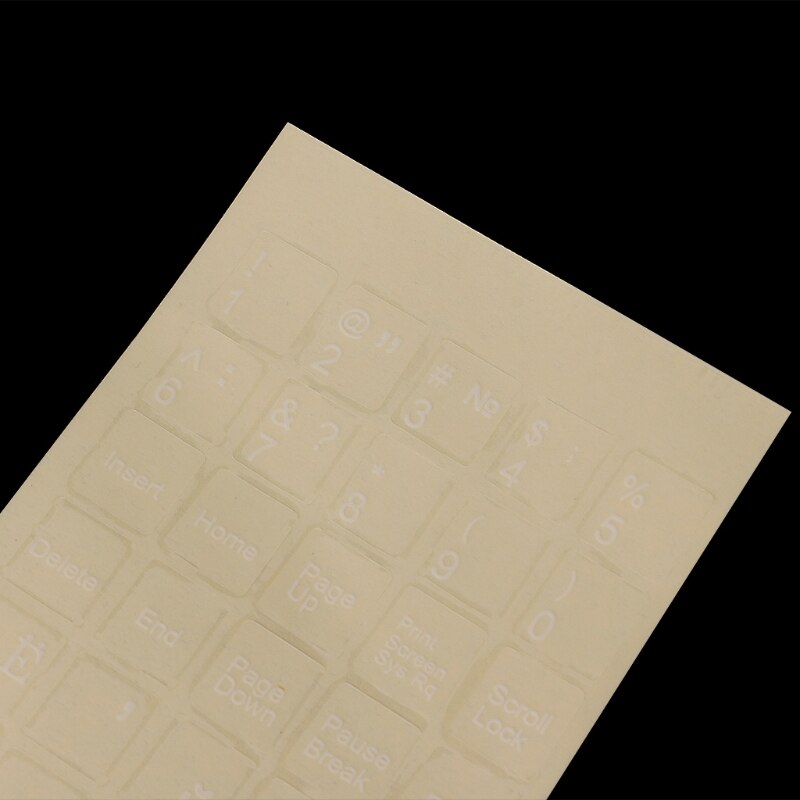 Russian Letters Keyboard Stickers For 10 to 17 Inch Notebook Computer Desktop Keyboard Keypad Laptop