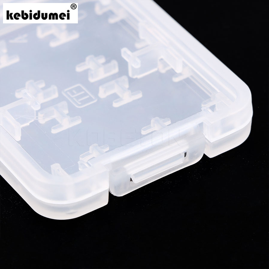 Kebidumei 5 stks 8 in 1 Plastic Micro Sd-kaart Case voor SDHC TF MS Geheugenkaart Storage Case Box Protector Houder