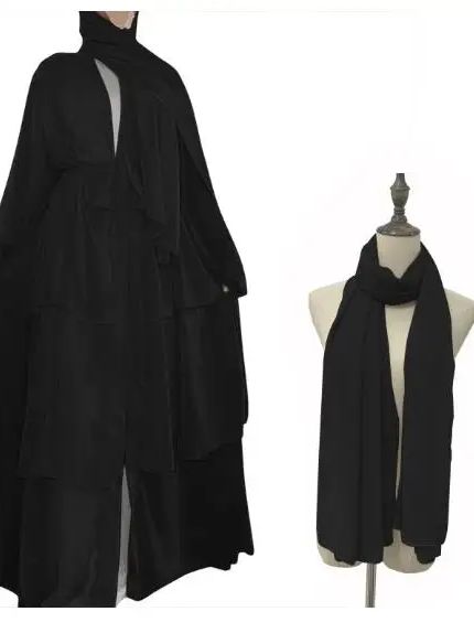 Chiffon Open Abaya Dubai Turkey Kaftan Muslim Cardigan Abayas Dresses For Women Casual Robe Kimono Femme Caftan Islam Clothing