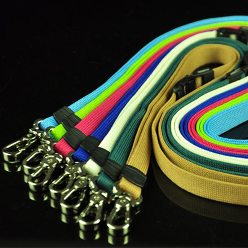 7 kleuren mooie en duurzame fluit accessoires lanyard 10mm*485mm