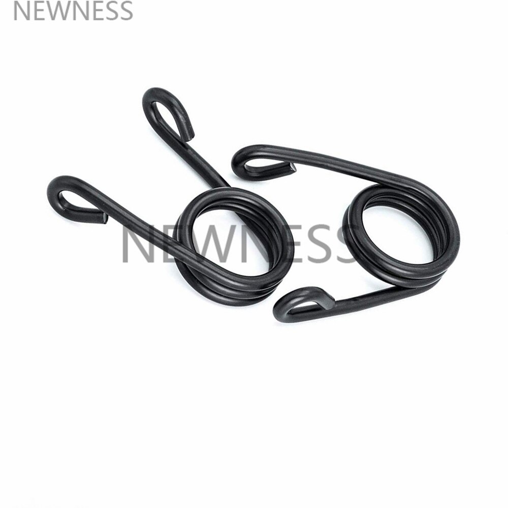 Muelles para asiento de bicicleta de motocicleta, 2 uds., estilo de tijera cromada de 2 ", amortiguador de montaje individual, muelle para Harley de helicóptero Bobber: Black