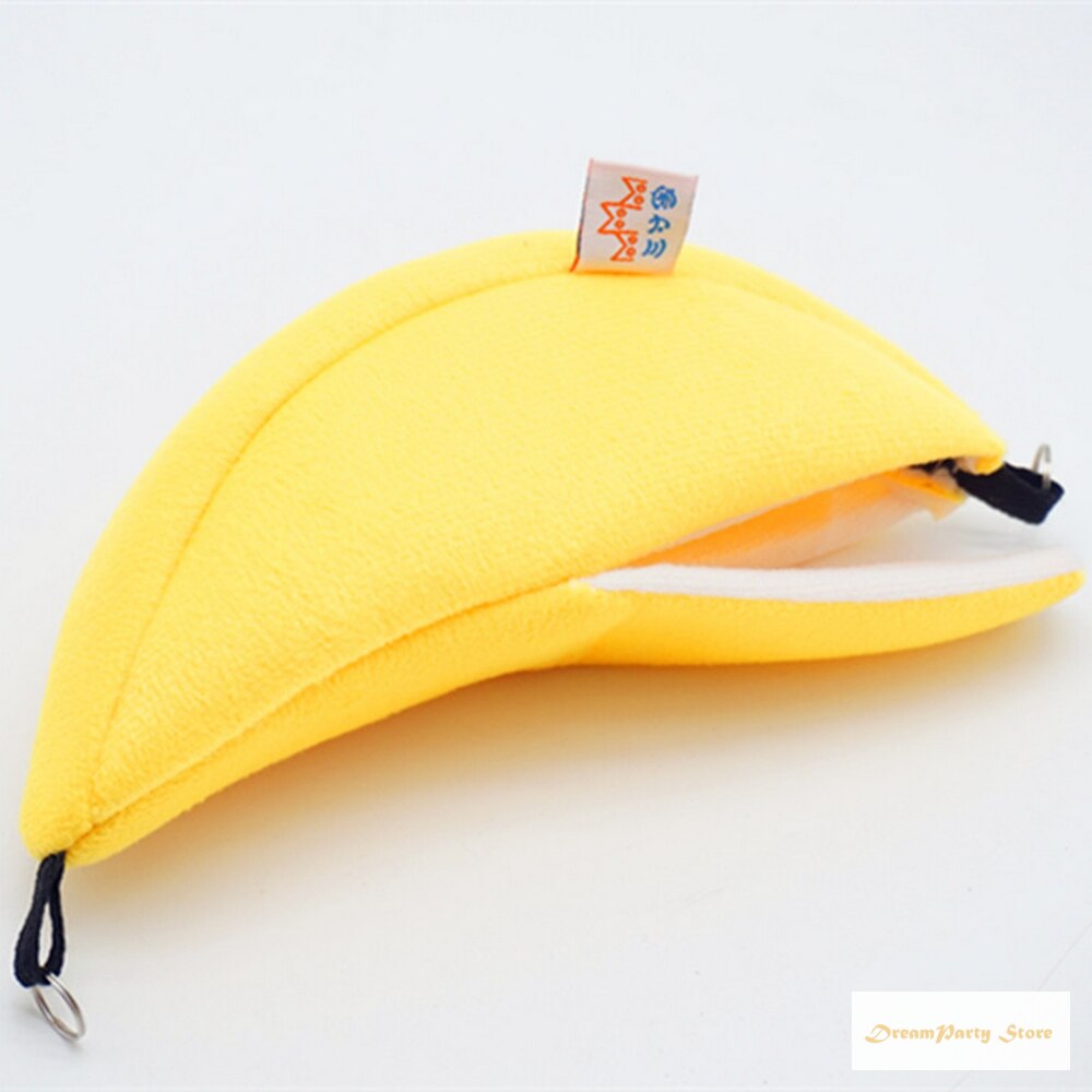 Hamster banan boet banan form hus hängmatta våningssäng hus leksaker bur för socker segelflyg hamster små djur fågel husdjur