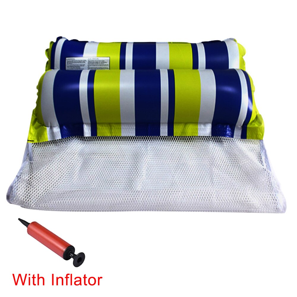 Colchón inflable de piscina, cama de agua flotante, para fiestas, juguete para nadar o salón estilo hamaca, reclinable, nueva: color 3