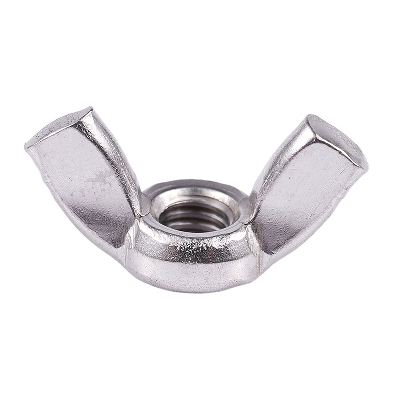 6 mm coarse thread butterfly nut stainless steel wing nut