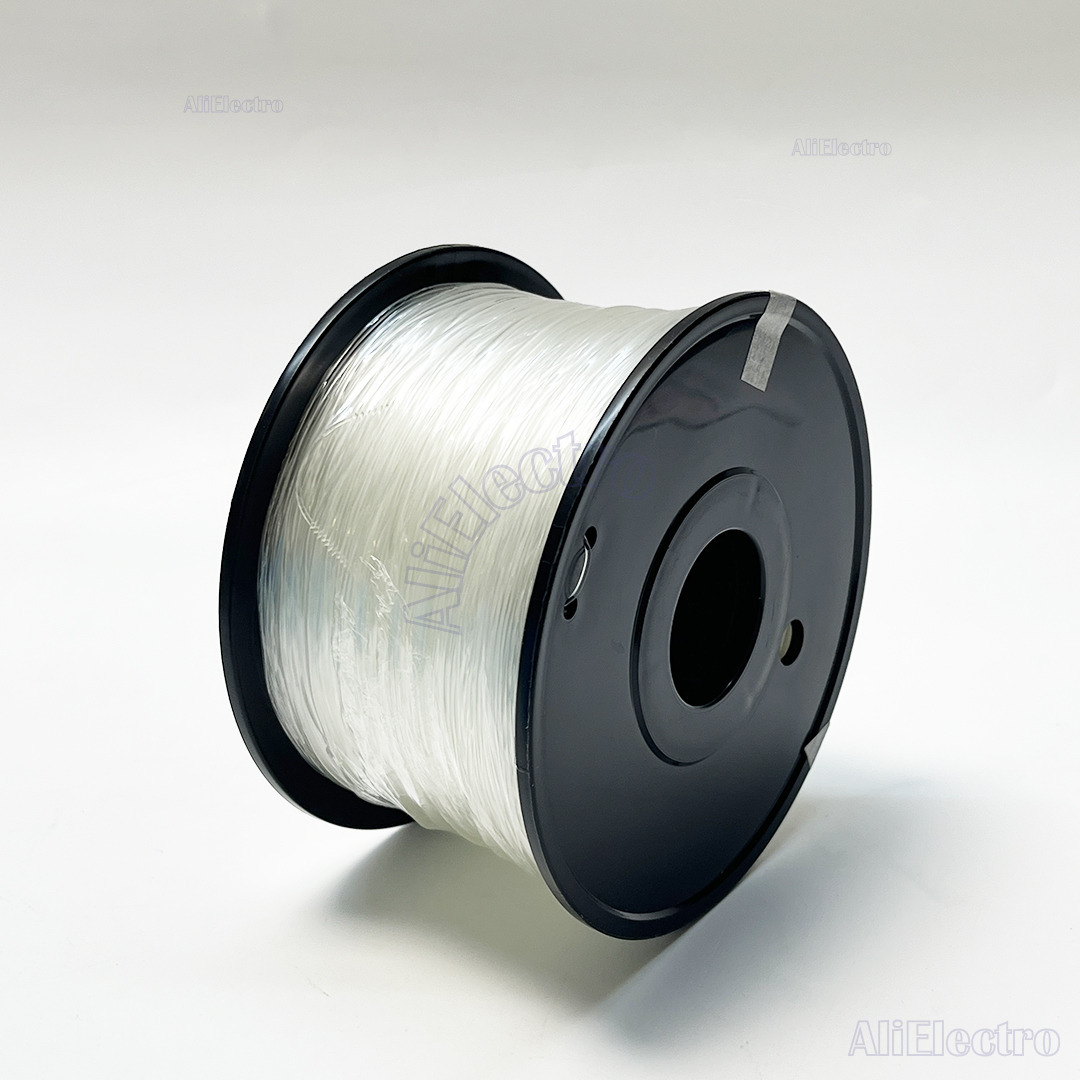 500m G657A2 Fiber 0.9mm diameter PVC Invisible Fiber Optical Cable Transparent Patch Cord Indoor SM Bend Insensitive Free shipp