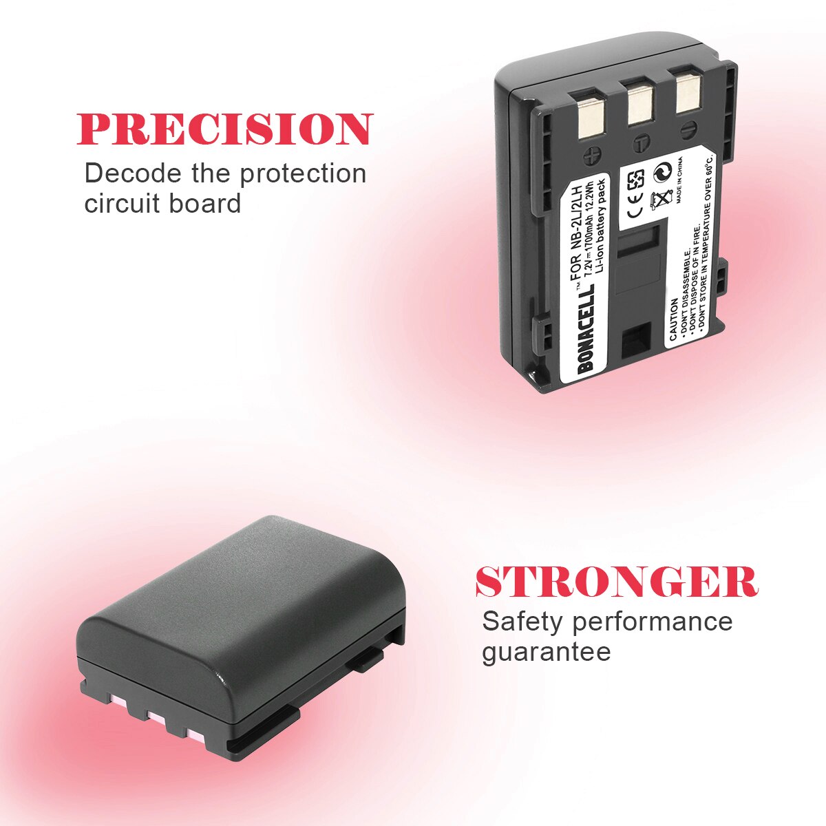 NB-2L Battery+Charger for Canon NB-2L NB-2LH BP-2L5 BP-2LH DC301 DC310 DC320 DC330 DC410 DC420 Elura 40 50 60 65 70 80 85 90 Z50