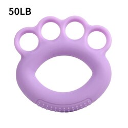 1 PCS Finger Exerciser 6 Level Hand Grip Trainer Strengthener Silicone Finger Stretcher Relieve Wrist Pain and Speed Up Recovery: 50LB