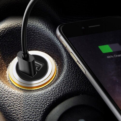 Auto Vrachtwagen 12V Power Dual 2 Port Usb Mini Charger Adapter Quick Charge Car Charger Voor Iphone Ipad Dual usb Car Charger